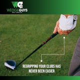 Wedge Guys Golf Grip Kits for Regripping Golf Clubs - Professional Quality - Options Include Hook Blade, 15 or 30 Tape Strips, 5 or 8 oz Solvent, Grip Tape Remover, Bench Vise & Rubber Clamp