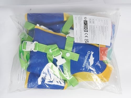 Gogokids Toddler Swim Vest, Kids Floaties – Boys & Girls Buoyancy Jacket, Swimming Aid for Pool & Beach, Fits 2-8 Years / 22-60 lbs