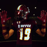 Nxtrnd Two Football Mouth Guard, Football Mouthpiece with Strap, Fits Adult & Youth (Maroon)