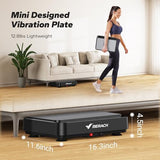 MERACH Vibration Plate Exercise Machine, Mini Vibrating Plate Machine for Women Men, Full Body Vibration Platform, Exercise Equipment for Home