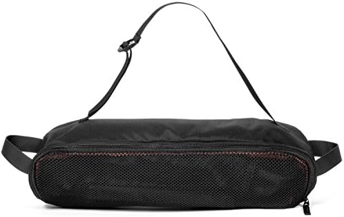 Cascade Mountain Tech Outdoor High Back Lightweight Camp Chair with Headrest and Carry Case - Black