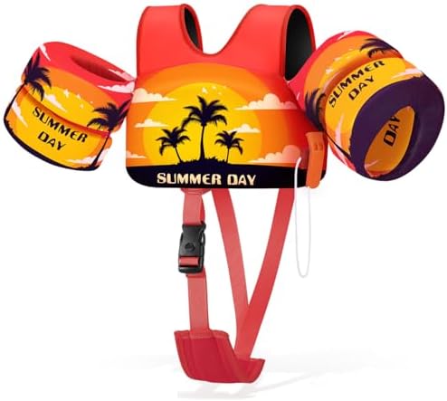 HeySplash Toddler Swim Vest, Toddler Floaties Fit 13-30 Lbs, Puddle Kids Jumper with Adjustable Strap, Pool Float Jacket Arm Floaties Baby Floatie Water Wing, Pool Sea Swimming Aid