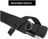 Aventik Fold-able Wading Staff Water Depth Safety Warning Sign Coated Stainless Steel Core T7075 Aluminum Body Corrosion Resistance