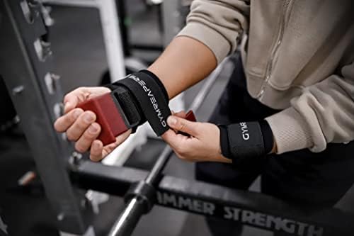 Gymreapers Weight Lifting Hooks (Pair), Heavy Duty Power Wrist Straps Hand Grip Support For Deadlifts, Pull Ups, Shrugs - Gym Gloves For Men and Women