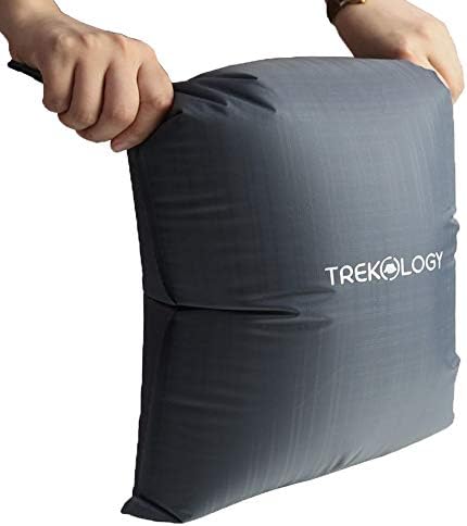 TREKOLOGY 30L Pump Sack Roll Top Compression Pump Bag - Fit for UL Sleeping Mats - Quick & Easy Pumping Sack for Camping Mats, Inflatable Pad, & Sleep Mattress