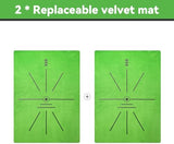 Golf Hitting Mat | Golf Training Mat for Swing Path Feedback/Detection Batting | Extra Replaceable Golf Practice Mat 16"x12" | Golf Gifts for Men/Women for Home Indoor Outdoor