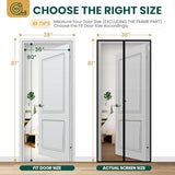 Magnetic Screen Door Mesh with Super Strong Magnets Fit Door Size 36" X 80", Mesh Size 38" X 81" Heavy Duty Door Net Screen for Sliding, French, Single and Patio Doors