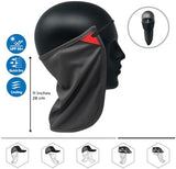 UV Sun Protection Neck Drape Adjustable Multifunctional 2 in 1 Face Covering for Outdoor Fishing - Unisex