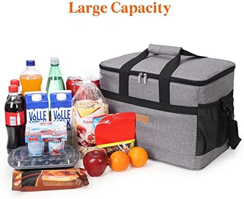 Lifewit Cooler Bag 30/50/60 Cans Collapsible and Insulated Large Lunch Bag Leakproof Soft Cooler Portable Tote for Camping/BBQ/Family Outdoor Activities
