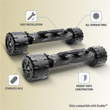 CUDDY Crawler Wheel Conversion Set - Cooler Wheel Kit for CUDDY Coolers