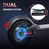 Electric Scooter for Adults, 8.5"/10" Tires, 19/22Mph, 350W/500W Motor, 21-28 Miles Range, Folding E-Scooter with Dual Suspension,APP(V1/SPRO/MAX/PRO)