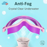 Seago Swim Goggles 2 Pack Anti-Fog Anti-UV Wide View Swimming Goggles for Kids 3-15