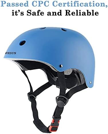 Kids Bike Helmet Ventilation & Adjustable Toddler Helmet for Ages 2-14 Kids Boys Girls Multi-Sport Helmet for Skateboard Roller Skateing Bicycle Scooter blance Bike