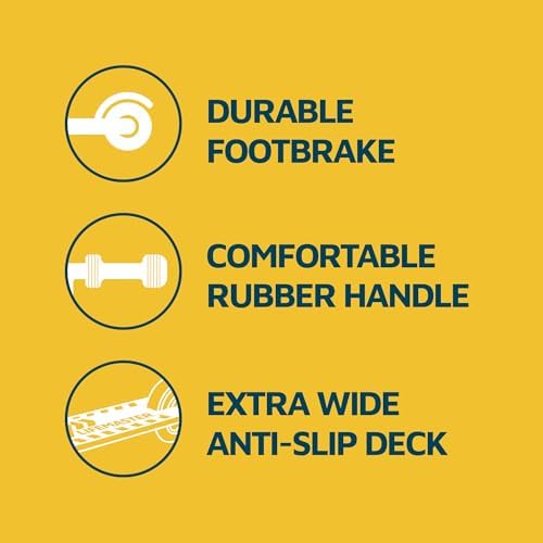 Kids Scooter – Children and Toddler 3 Wheel Kick Scooter – LED Wheel Lights Illuminate When Rolling– Adjustable Handlebar – Indoor and Outdoor