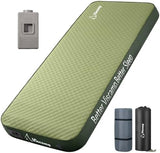 Self Inflating Camping Sleeping Pad, 4" Memory Foam Camping Pad Self Inflating Camping Mattress Sleeping Pad Camping Mat for Camping(Green)