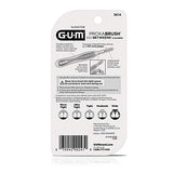 GUM Proxabrush Go-Betweens - Wide - Interdental Brushes - Soft Bristled Dental Picks for Plaque Removal Health - Safe for Braces & Dental Devices, 10 Count (Pack of 4)