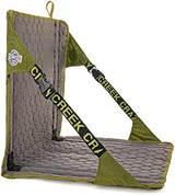 Crazy Creek HEX 2.0 Original Chair for Camping, Stadium Seating & More, Comfort on All Terrains, Adjustable Straps, Compact Design, Water-Resistant,Olive/Slate
