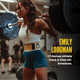 Self-Locking Weight Lifting Belt - Premium Weightlifting Belt for Serious Functional Fitness, Weight Lifting, and Olympic Lifting Athletes - Lifting Support for Men and Women - Deadlift Training Belt