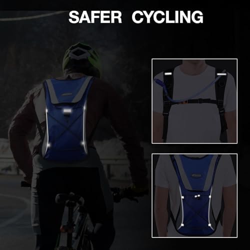KUYOU Hydration Backpack Hydration Pack with 2L Water Bladder, Lightweight Insulation Water Backpack for Cycling,Hiking, Running,Climbing
