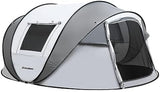 EchoSmile Camping Instant Pop Up Tent, 2/4/6/8/10 Person, Water Resistant Dome, Easy Setup for Camping Hiking and Outdoor, Portable with Carry Bag, 3 Season