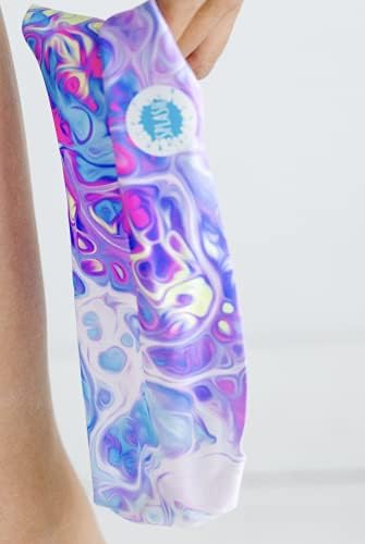 Splash Place SWIM GOGGLES with Fabric Strap - Adult & Kids Swim Goggles - PINKS & PURPLES