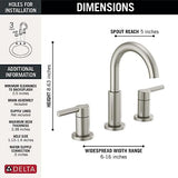 Delta 35749LF-SS Nicoli Bathroom Faucet, Stainless