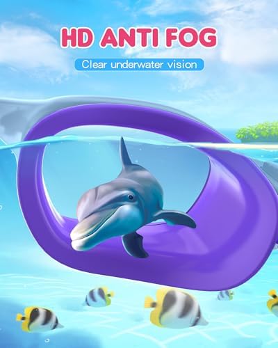Kids Swim Goggles,Swimming Goggles for Kids 6-14, Anti-Fog UV Protection Pool Glasses for Boys Girls