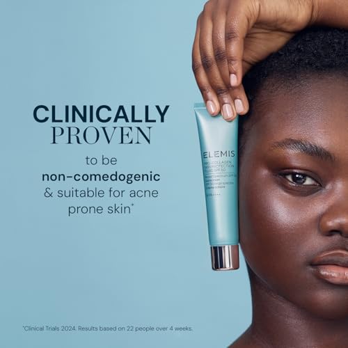 Elemis Pro-Collagen Skin Protection Fluid SPF 50 | Hydrating Face Sunscreen | Lightweight & Fast-Absorbing | 40ml