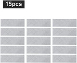 COSY HOMEER Edging Stair Treads Non-Slip Carpet Mat 28inX9in Indoor Stair Runners for Wooden Steps, Edging Stair Rugs for Kids and Dogs, 100% Polyester TPE Backing (15pc, Grey)