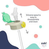 Zak Designs PAW Patrol Sage Kids Water Bottle For School or Travel, 16oz Durable Plastic Water Bottle With Straw, Handle, and Leak-Proof, Pop-Up Spout Cover, 2-Pack Set Chase & Friends