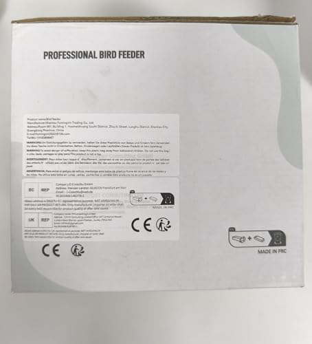 MrCrafts Solar Bird Feeder - Hanging Metal Bird House Feeder with Solar Lights, Outdoor Solar Lantern, Garden Decor for Outside, Unique Gifts for Mom, Grandma, Christmas