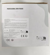 MrCrafts Solar Bird Feeder - Hanging Metal Bird House Feeder with Solar Lights, Outdoor Solar Lantern, Garden Decor for Outside, Unique Gifts for Mom, Grandma, Christmas