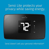 Sensi Lite Smart Thermostat, Data Privacy, Programmable, Wi-Fi, Easy DIY, Works With Alexa, Energy Star Certified, ST25, Most Systems C-Wire Not Required, Except On Heat/Cool Only and Heat Pump System
