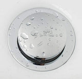 Artiwell Tip-Toe Bathtub Drains Trim Set with Two-Hole Overflow Faceplate, Replacement Bath Drain Trim Kit with 2-Hole Overflow Faceplate and Universal Fine/Coarse Thread (CHROME PLATED)