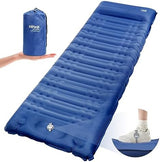 HiiPeak Sleeping Pad - Ultralight Inflatable Sleeping Mat with Built-in Foot Pump, Durable Compact Waterproof Camping Air Mattress for Camping, Backpacking, Hiking, Tent Trap Traveling