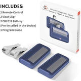 2 for Chamberlain Craftsman Garage Door Opener Remote 891LM 971LM Universal,Blue