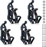 4 Pcs Shovel Mount for Roof Rack, Metal Rubber Clamp Wall Mounting Kit, Shovel Holder Clamp Wall Mount Kit Car Accessories for Roof Rack, Boats, Military Equipment, Axe, Patent Protection