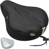Zacro Bike Seat Cushion - Gel Padded Bike Seat Cover for Men Women Comfort, Extra Soft Exercise Bicycle Seat Compatible with Peloton, Outdoor & Indoor Bike Saddles