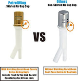 Dishwasher Air Gap Kits with Gold Dishwasher Air Gap Cover and Matching Escutcheon, Replacement air gap dishwasher,Solid Brass Air Gap Cap,Brushed Gold Finish