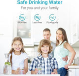 Replacement for All Waterdrop Pitcher and Dispenser Filtration Systems, Fits Waterdrop WD-PF-01A Plus, Reduces PFAS, PFOA/PFOS, Chlorine, Last Up to 200 Gallons (Pack of 4), AQUA CREST