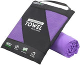 Rainleaf Microfiber Towel Perfect Travel & Gym & Camping Towel. Quick Dry - Super Absorbent - Ultra Compact - Lightweight. Suitable for Trip, Beach, Shower, Backpacking, Pool