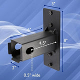 Hitch Mount Bike Rack Wall Mount, Hitch Mount Bike Rack Hanging Garage Organizer, Trailer Hitch Receiver Storage, Easy to Load Secure & Sturdy 2” Wall Mount Hitch Receiver, Max 200 lbs (2 Inch)