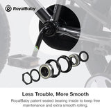 RoyalBaby Kids Bike EZ Freestyle Training Free Balance to Pedal Easy Learning Bicycle, 12-18 Inch for Toddlers to Big Kids