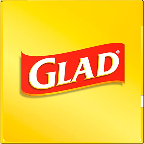 Glad Small Trash Bags 8 Gallon, Fragrance Free Garbage Bags, Odor Resistant with Drawstring, 80 Count