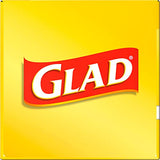 Glad Small Trash Bags 8 Gallon, Fragrance Free Garbage Bags, Odor Resistant with Drawstring, 80 Count
