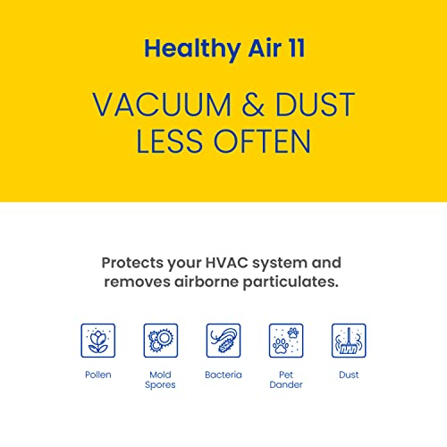 AprilAire 210 Replacement Filter for AprilAire Whole House Air Purifiers - MERV 11, Clean Air & Dust, 20x25x4 Air Filter (Pack of 8)