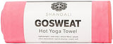 Shandali GoSweat Non-Slip Hot Yoga Towel with Super-Absorbent Soft Suede Microfiber in Many Colors, for Bikram Pilates and Yoga Mats.