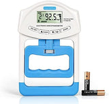 Handeful Grip Strength Tester Trainer - Dynamometer Handgrip Measurer Meter, Handheld Strengthener Exerciser for Sports, School, and Home Use (198Lbs / 90Kgs)