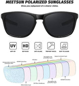 MEETSUN Polarized Sports Sunglasses for Women Men Driving Running Cycling Fishing Sun Glasses UV400 Protection