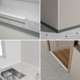 Wall Corner Protector & Edge Guard, Peel and Stick Wall Trim Moulding Inside & Outside Corner Molding Trim Caulk Strip, Self Adhesive Trim for Wall Edge,Ceiling, Countertop, 1.6” W x20’ L，White